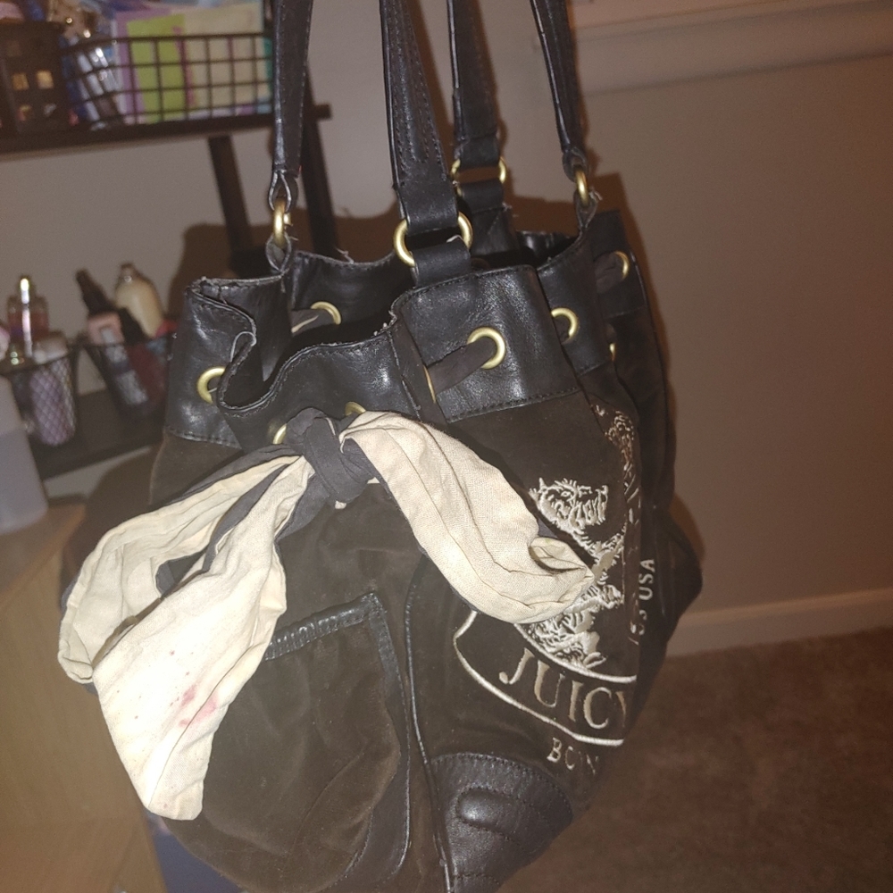 Juicy Couture  velour Scotty bag